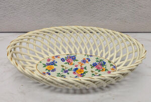 Warwick Cheery Chantz Woven Ceramic Bowl 10" Wide